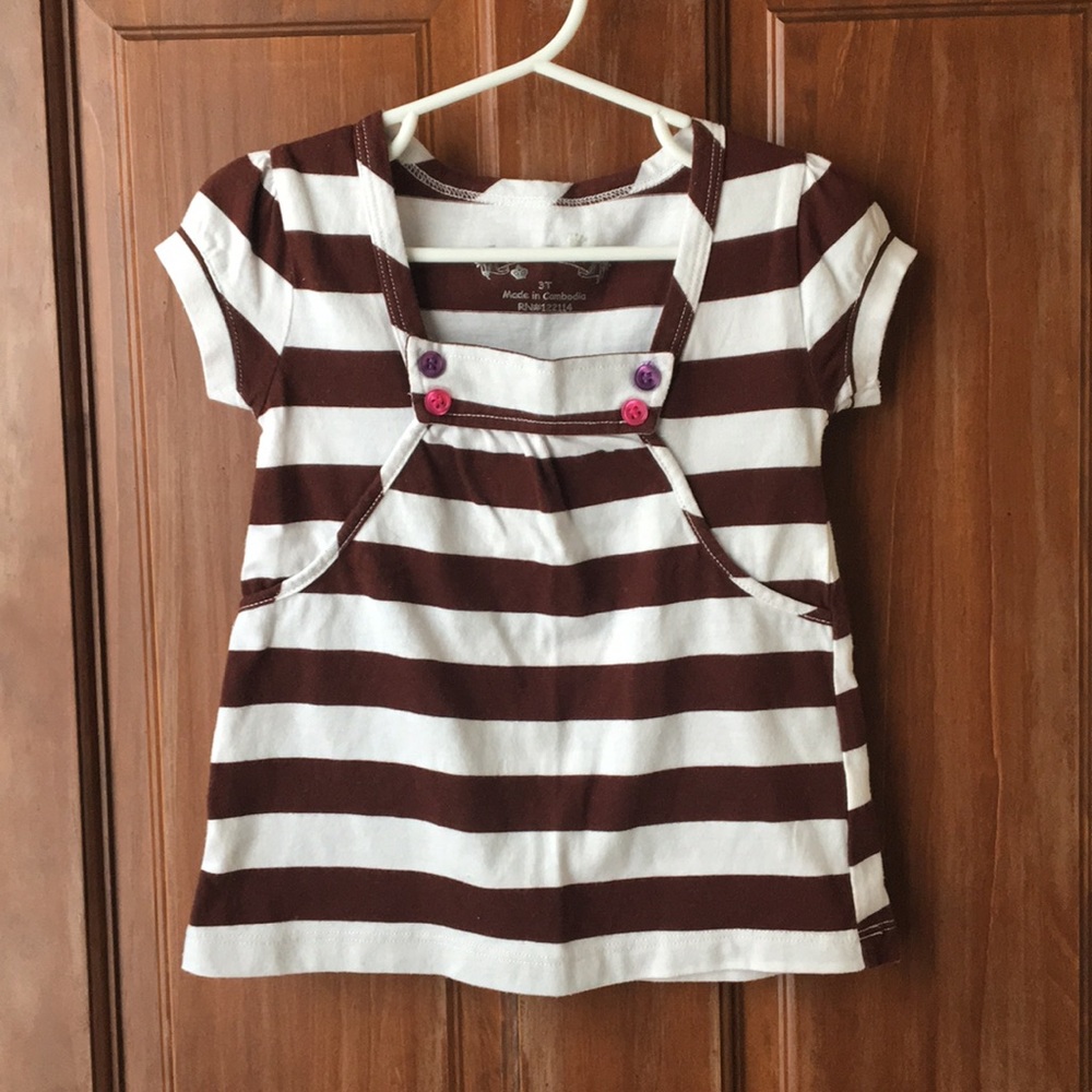 Dream Star Girl’s striped top (3T)